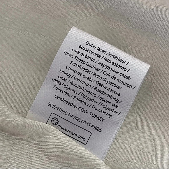 New Remain Birger Christensen Katy Leather Mini Skirt size 4 - Picture 7 of 7